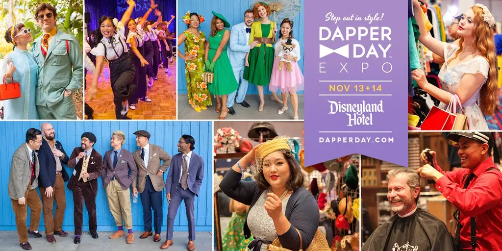 Upcoming Dapper Day Events at Disneyland and Disney World