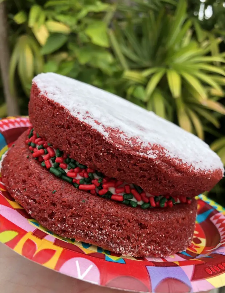 Red Velvet Whoopie Pie is a festive treat at Hollywood Studios