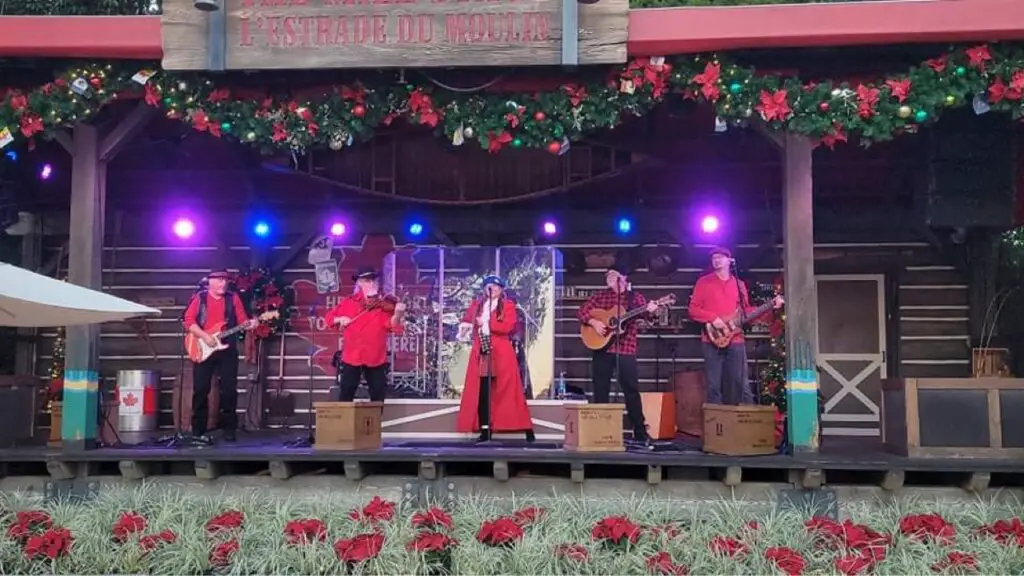 Canadian Holiday Voyageurs Now Performing At 2021 Epcot Festival of the Holidays
