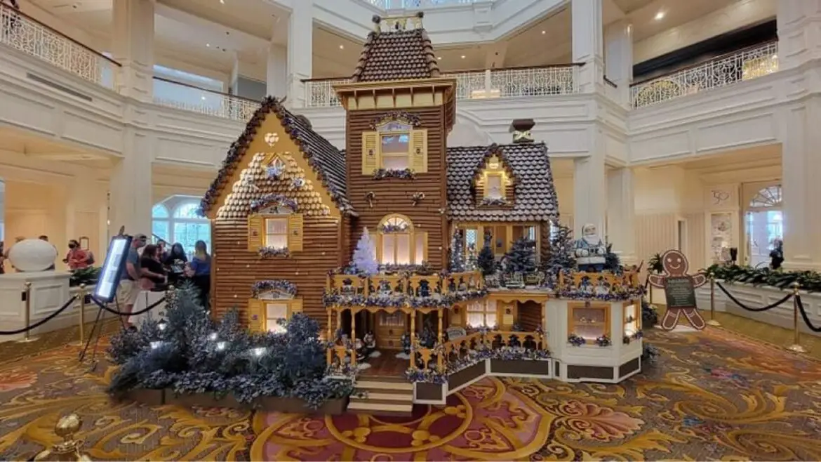 Gingerbread House at Disney’s Grand Floridian is now complete