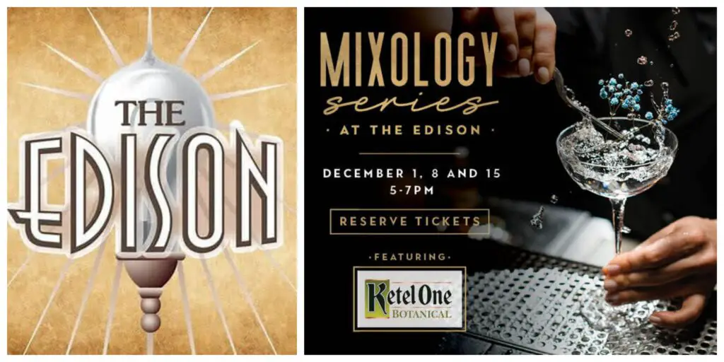 December Mixology Series Coming to The Edison in Disney Springs