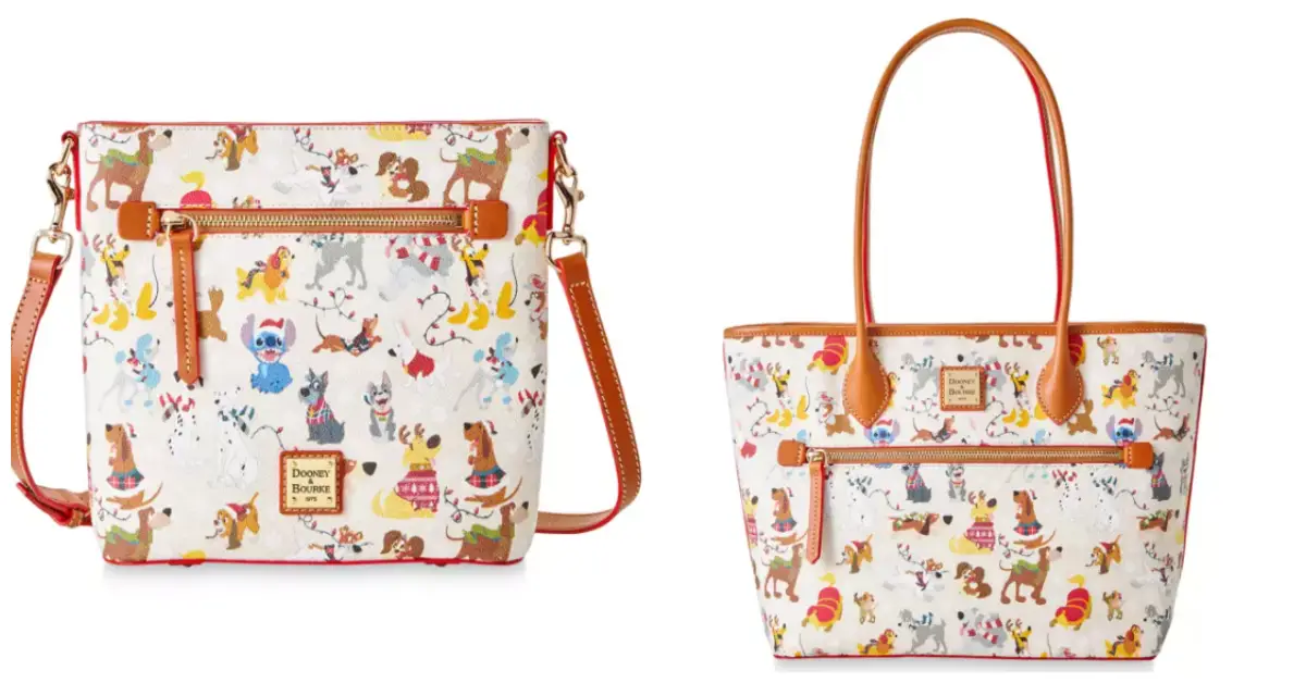 Disney Dooney And Bourke Christmas 2022 Release Date The Fun Santa Tails Disney Dooney & Bourke Collection Has Us Wagging Our  Tails | Chip And Company