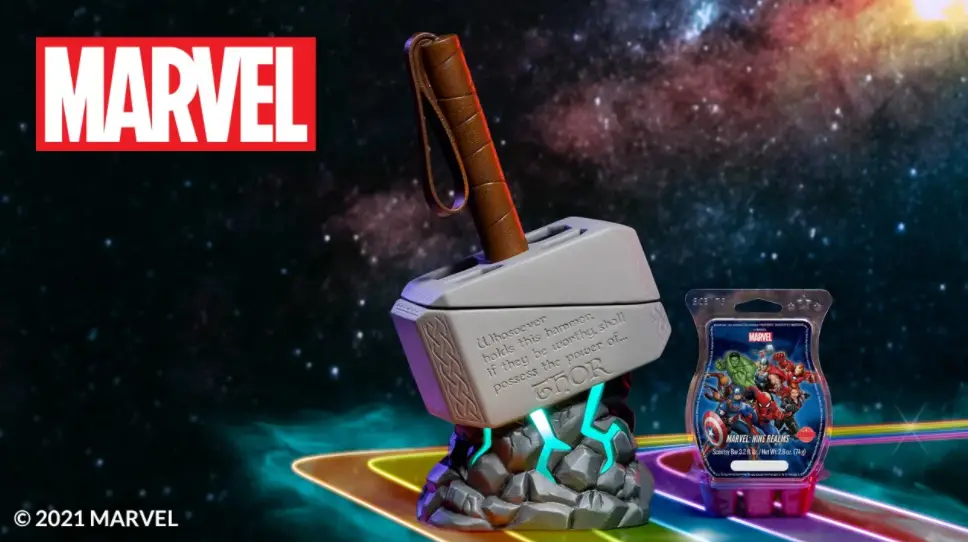 Epic New Thor Scentsy Warmer Featuring Mjolnir!