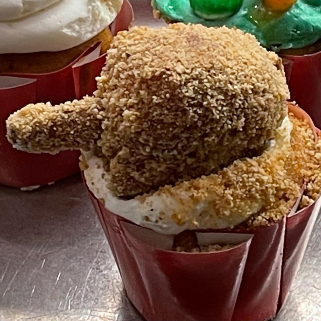 Chicken Dinner Cupcake Trio at Disney's Fort Wilderness