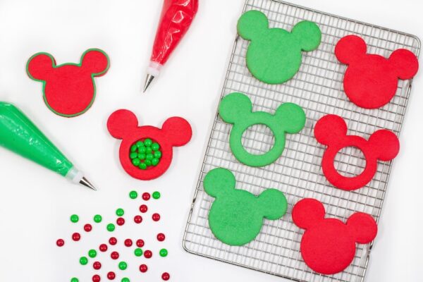 Holiday Mickey Cookies