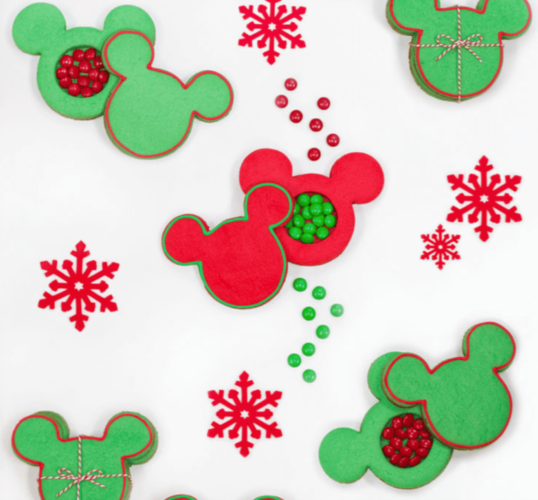 Holiday Mickey Cookies
