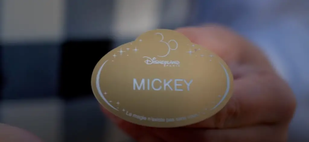 Disneyland Paris can choose their own 30th Anniversary Nametags