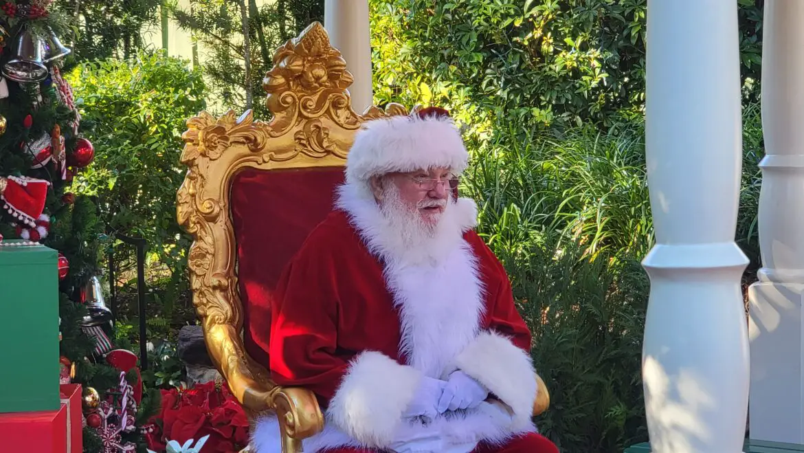 Socially distanced Santa Meet & Greet is now available in the Magic Kingdom