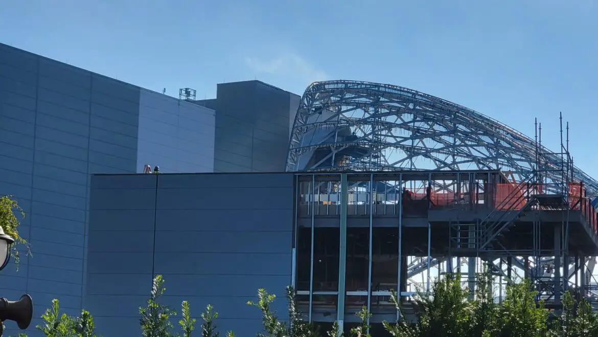 New Canopy and Walkway Construction Update for Tron Lightcycle Run