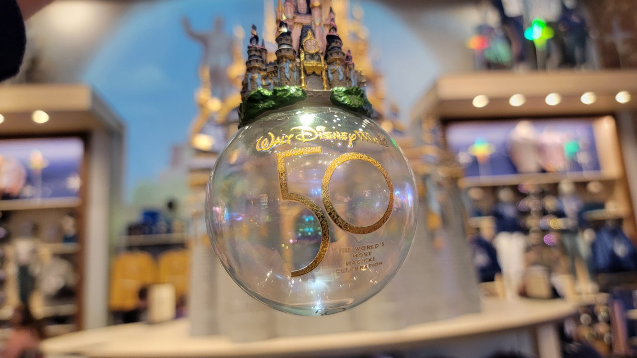 Cinderella Castle 50th Anniversary Ornament spotted at World of Disney