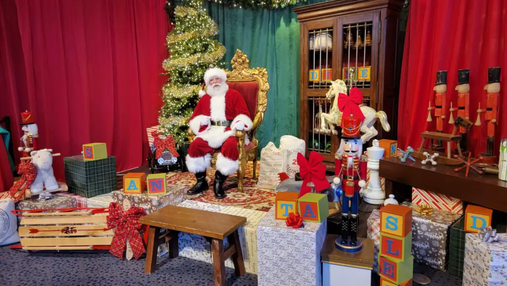 Visiting Santa at Disney Springs