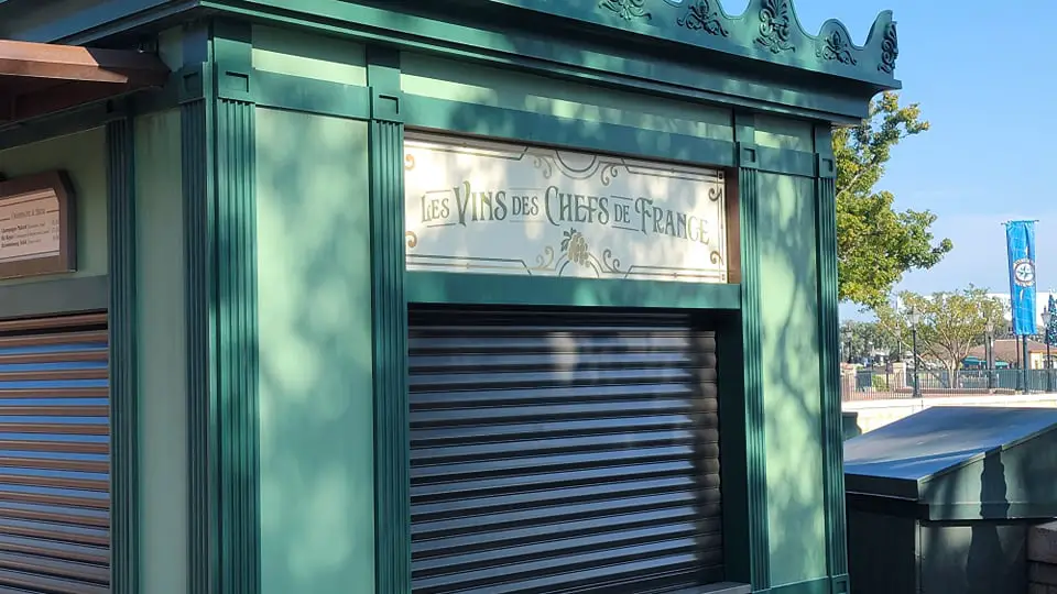 Les Vins des Chefs de France Kiosk opens in Epcot