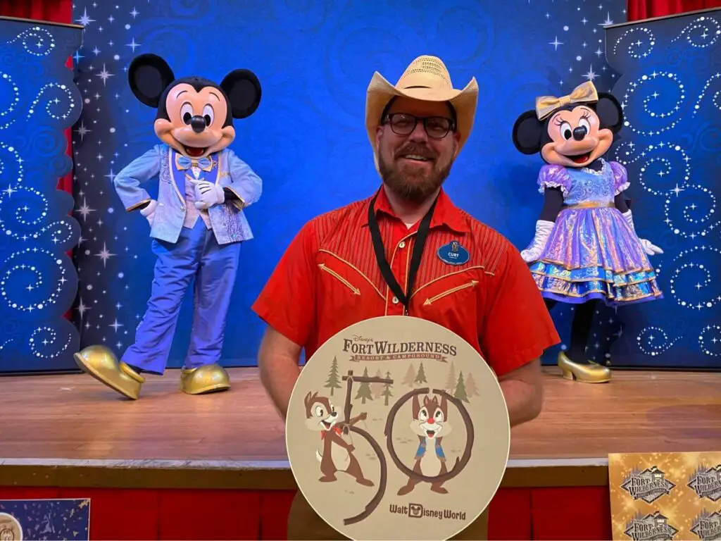 Disney cast members celebrate the 50th anniversary of Fort Wilderness