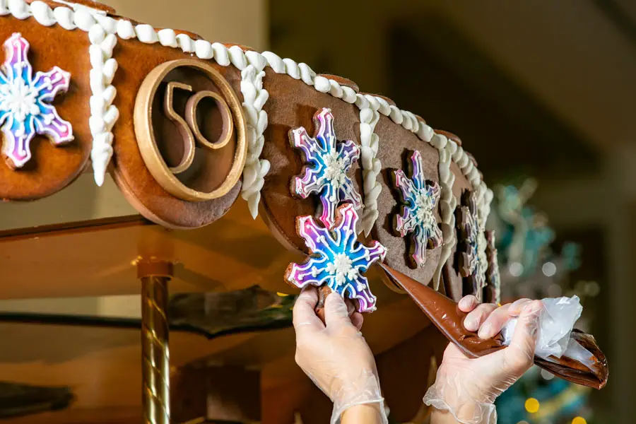 Disney celebrates their love of the holidays with these Gingerbread displays you don't want to miss