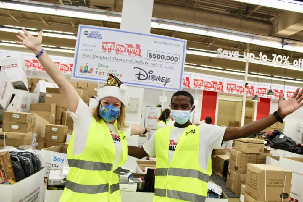 Toys for Tots Recognizes Disney for their support for the past 74 years