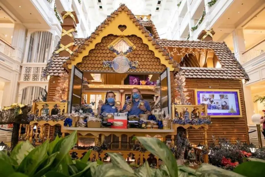 Disney celebrates their love of the holidays with these Gingerbread displays you don't want to miss