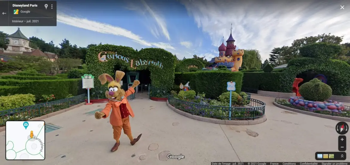All New Google Street Views from Disneyland Paris