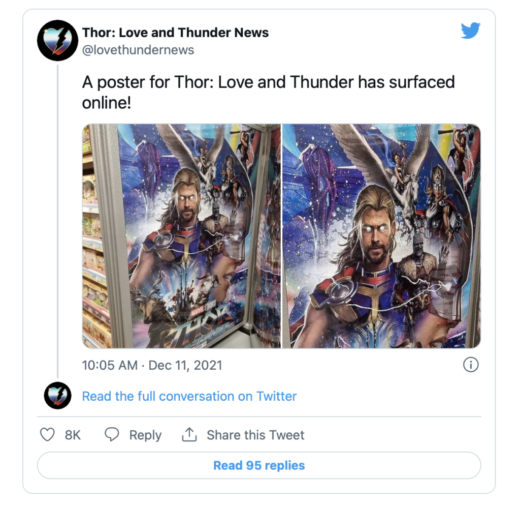 Director Taika Waititi Debunks Viral 'Thor: Love and Thunder' Poster Leak