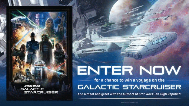 Enter For a Chance to Win a Voyage on the Galactic Starcruiser