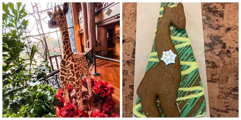 New Baby Giraffe Gingerbread Cookie goes perfectly with new Gingerbread display