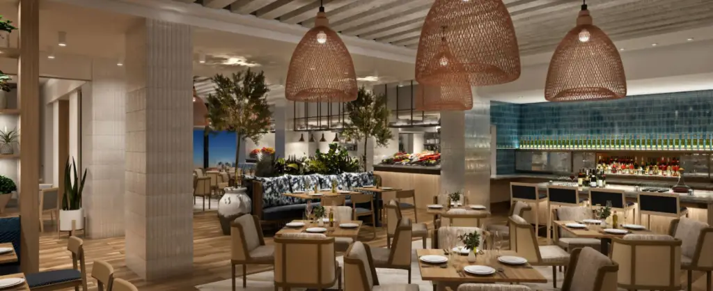 Reservations for Swan Reserve's Amare Restaurant are now online