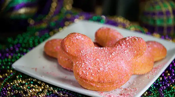 These Candy Cane Mickey Mouse Beignets Are Filled With Holiday Cheer!