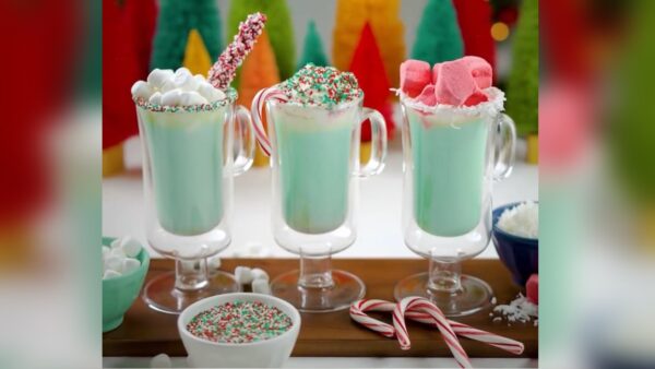 Spiked Grinch Hot Chocolate