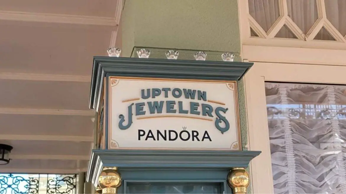 New Sign added for Uptown Jewelers in the Magic Kingdom