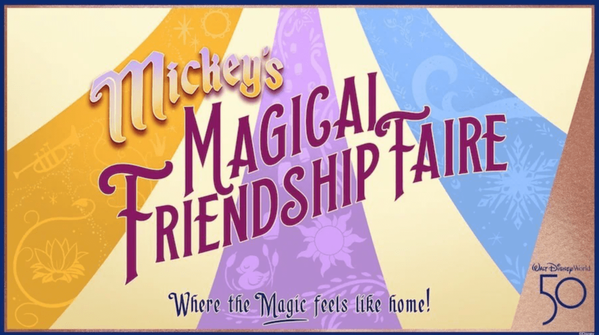 Mickey’s Magical Friendship Faire will make its debut on the Cinderella Castle Stage in February