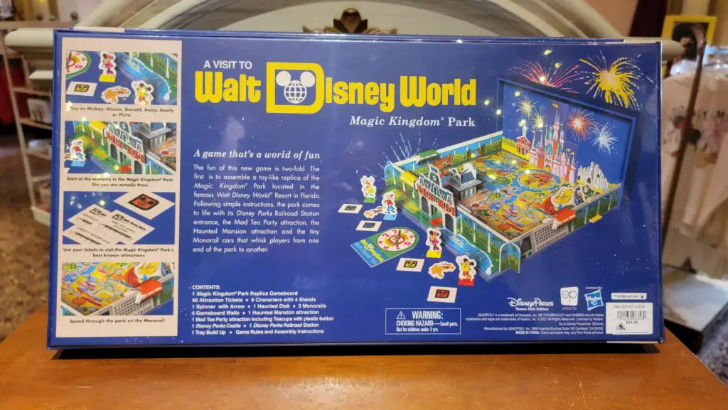 Classic Walt Disney World Board Game