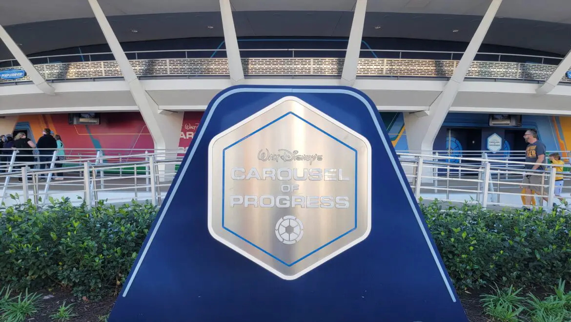 Turnstiles for Disney’s Carousel of Progress have been removed