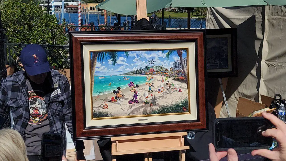 Dirk Wunderlich Artist Signing and Sighting at Thomas Kinkade Booth During Epcot Festival of the Arts