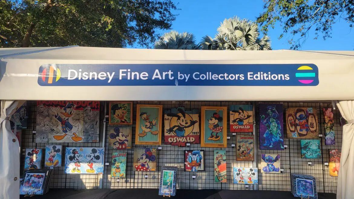 Disney Fine Art Booth at Epcot’s International Festival of the Arts