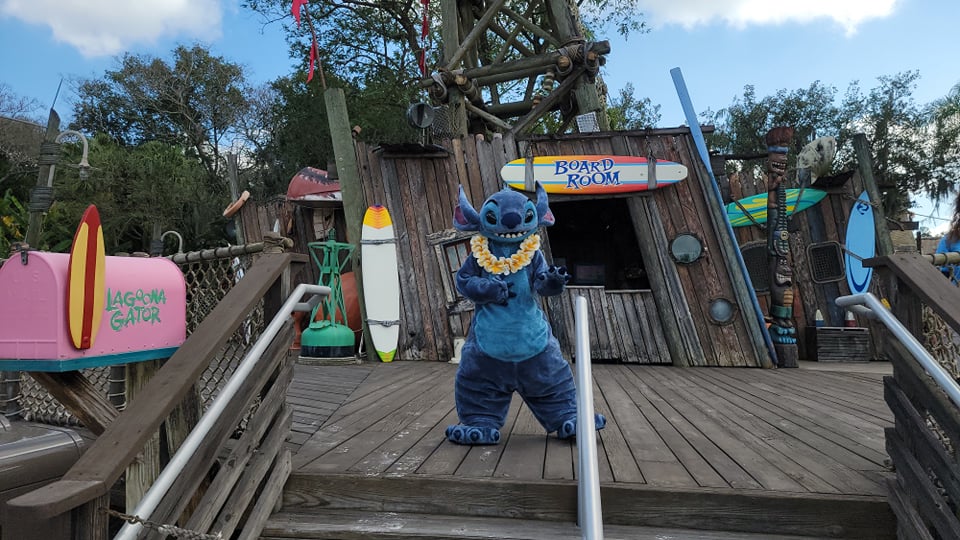 New Stitch Character Sighting at Disney’s Typhoon Lagoon Water Park