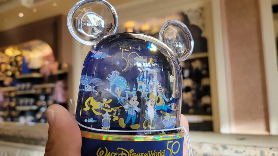 ChEARful New Walt Disney World 50th Anniversary Snow Globe