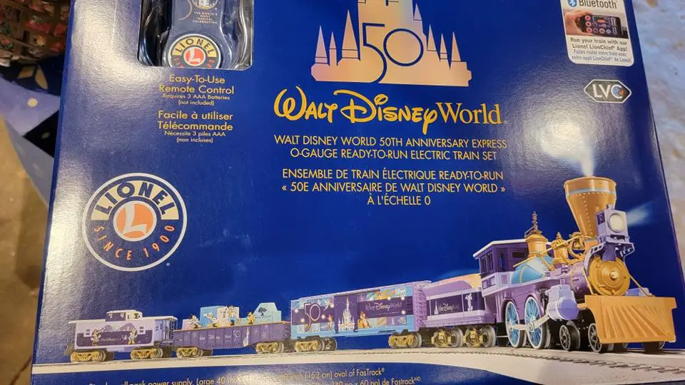 New 50th Anniversary Walt Disney World Train Set