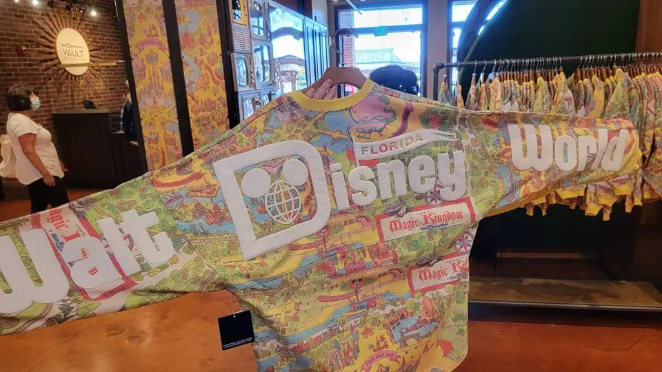 Be The Map With The New Vault Collection Walt Disney World Map Spirit Jersey