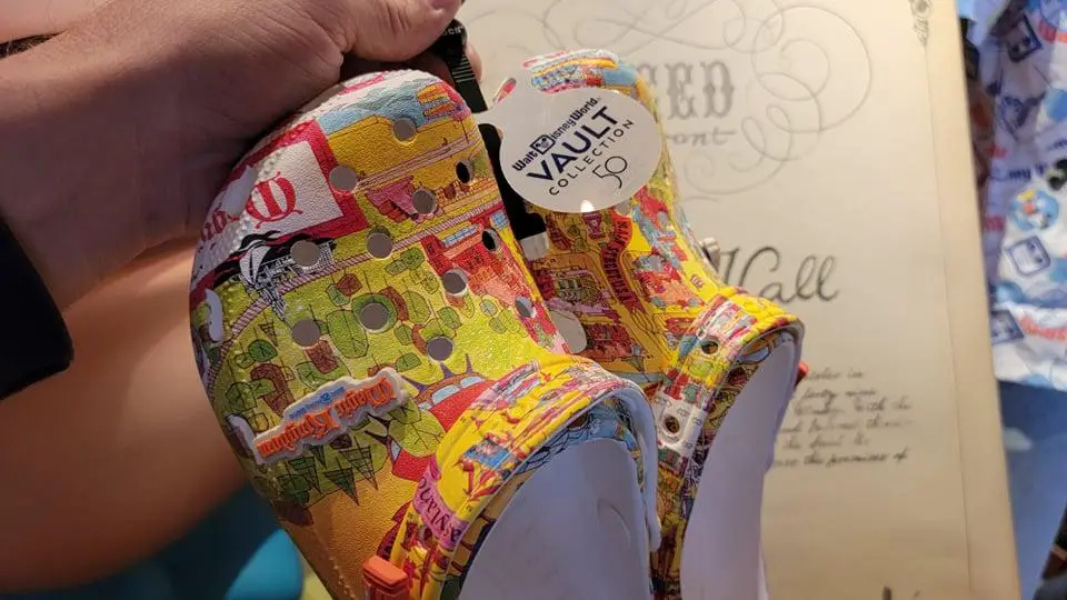 Let Your Feet Guide You With The Magic Kingdom Map Crocs From The Vault Collection!