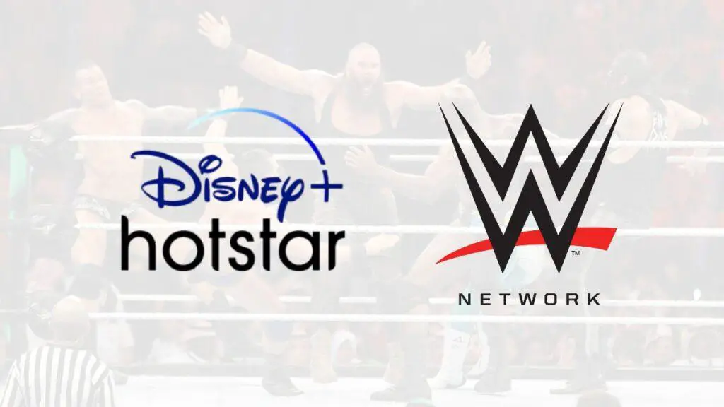 Disney+ Hotstar and WWE Network Logos