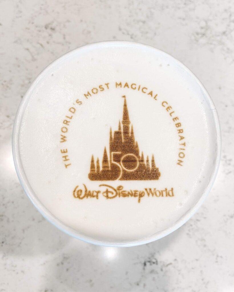 You can now have the 50th Anniversary Logo on your coffee at Joffrey's Coffee