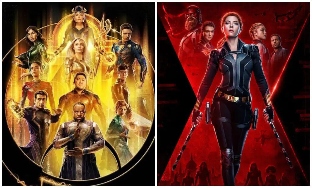 Disney and Marvel Studios Push Oscar Nominations for 'Eternals' and 'Black Widow'