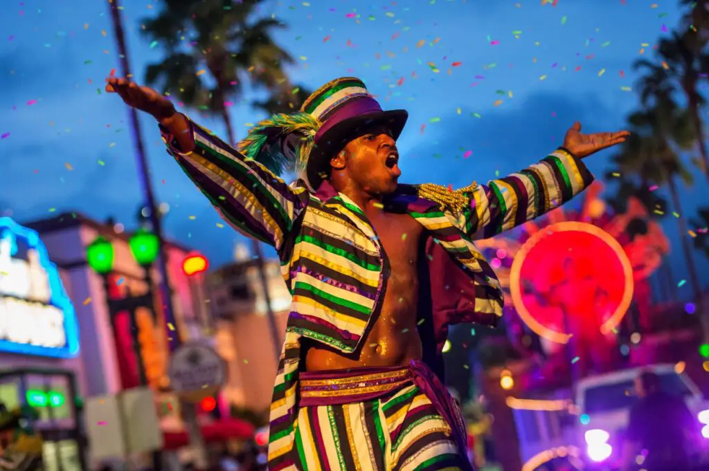 Mardi Gras returns to Universal Orlando from Feb. 5th through Apr. 24th, 2022
