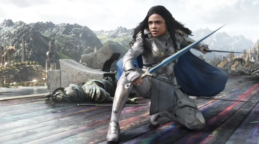 Tessa Thompson Shares First Look at Valkyrie's New Super Suit in "Thor: Love and Thunder"