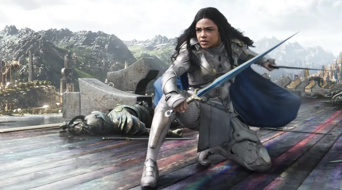 Tessa Thompson Shares First Look at Valkyrie’s New Super Suit in “Thor: Love and Thunder”
