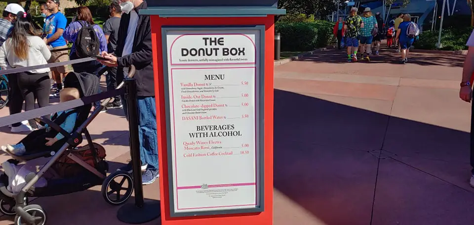 Delicious Vanilla Donut does not disappoint from the Donut Box in Epcot