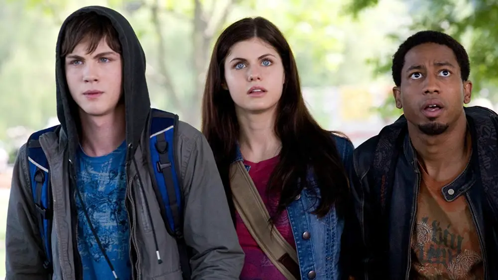 The cast of "Percy Jackson and the Olympians: The Lightning Thief"