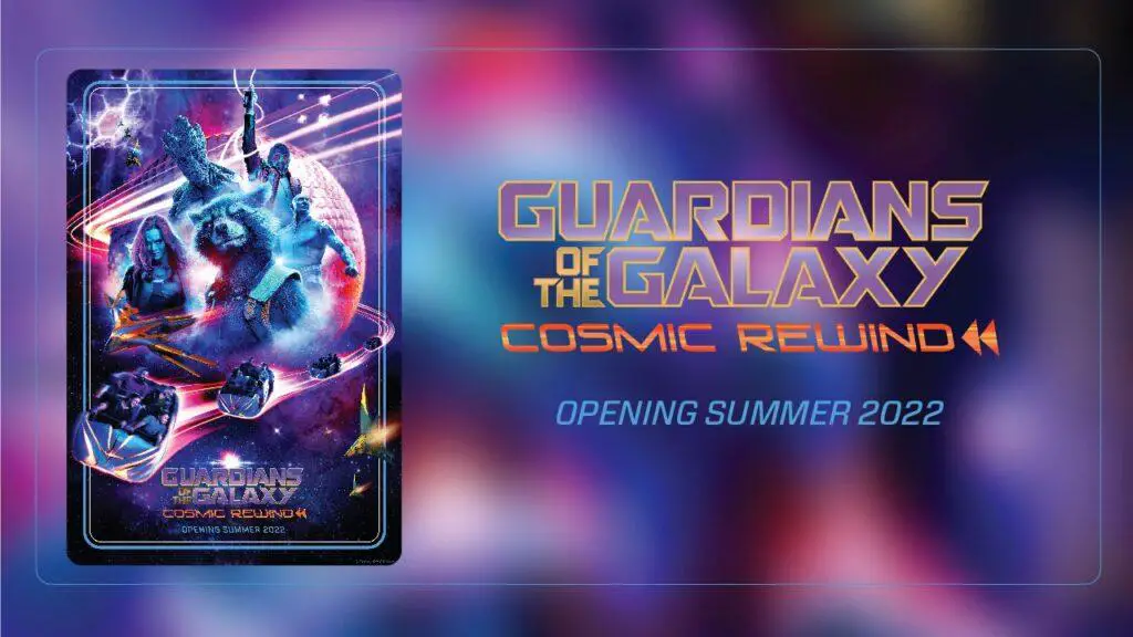 DVC Preview Dates announced for Guardians of the Galaxy: Cosmic Rewind