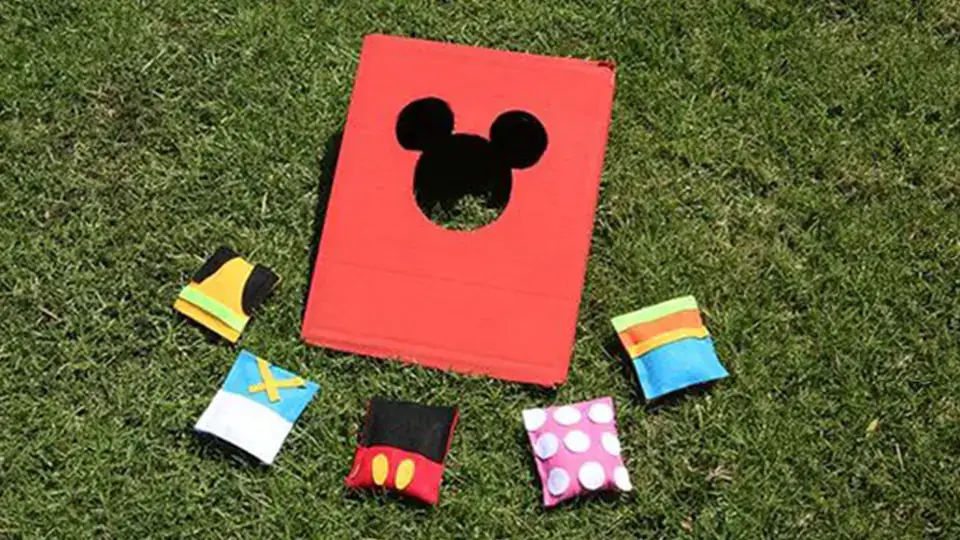 Mickey & Friends Bean Bag Toss DIY To Add Some Magic To Playtime!