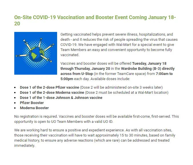 Universal releases new COVID-19 Vaccination and Testing Policy
