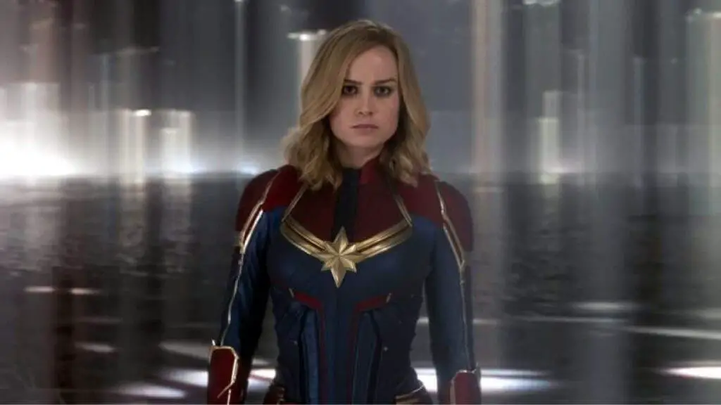 Brie Larson Shares set photo from upcoming film "The Marvels" 